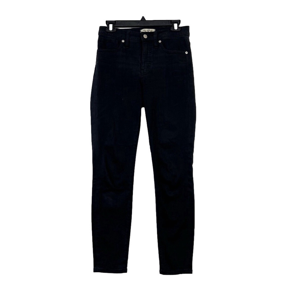 Madewell 9" Mid rise Skinny Jeans Stretch Boho Sz 27 Black
